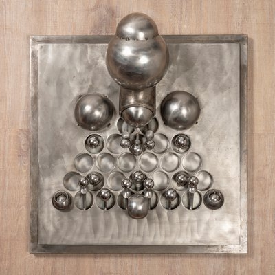 Claude Viseux, Wall Sculpture, Titanium-VJZ-1220349