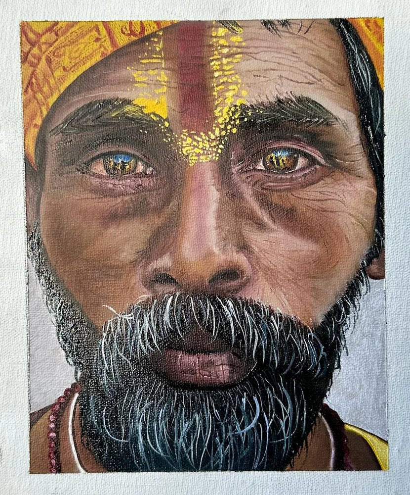 Claudia Benavente, The Indian Man, 2023, Oil on Canvas