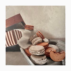 Claudia Benavente, Want a Macaron ? Ah Ah, 2023, Oil on Canvas-NKY-1764403