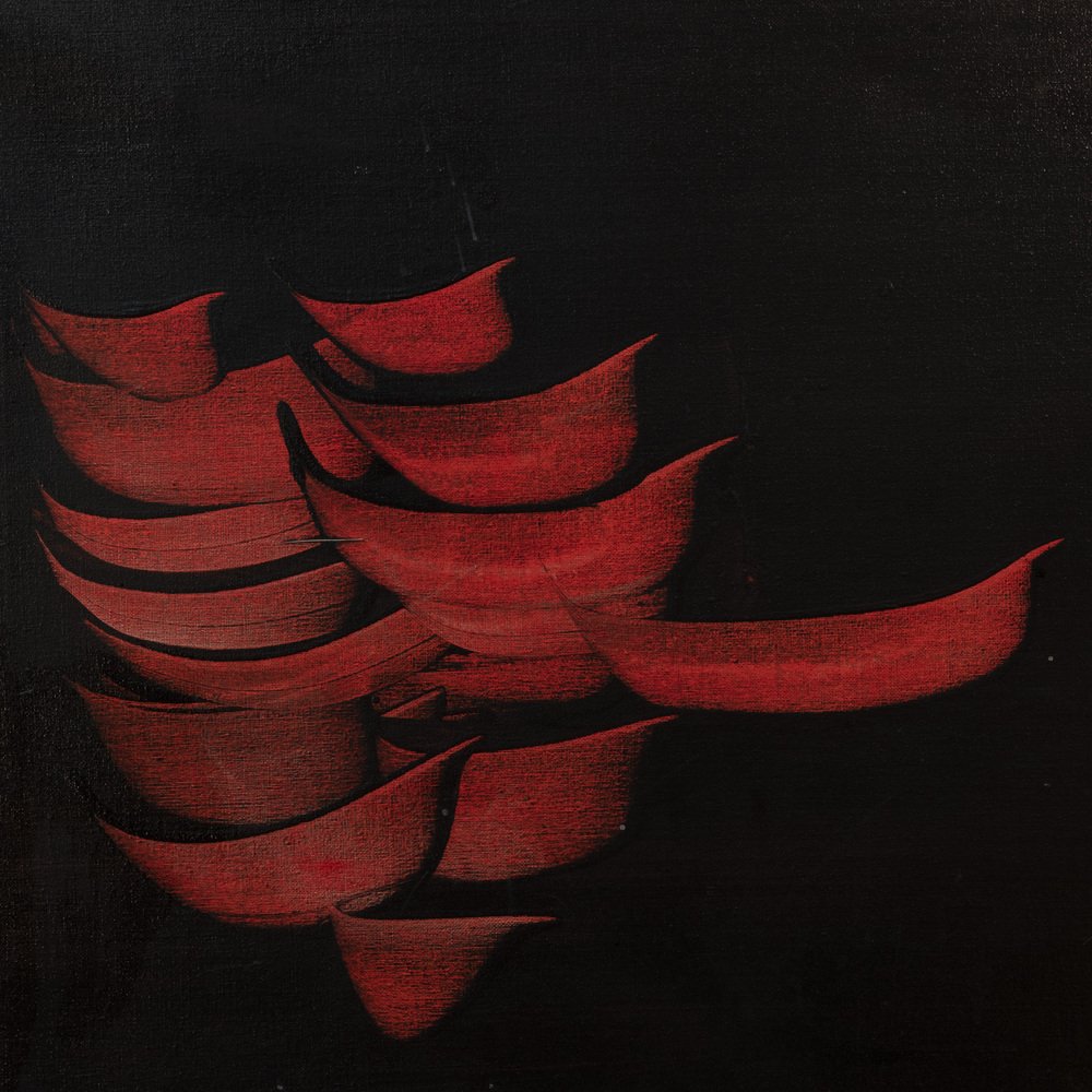 Claudio Cazzola, Modern Abstract Composition, 1972, Acrylic on Canvas