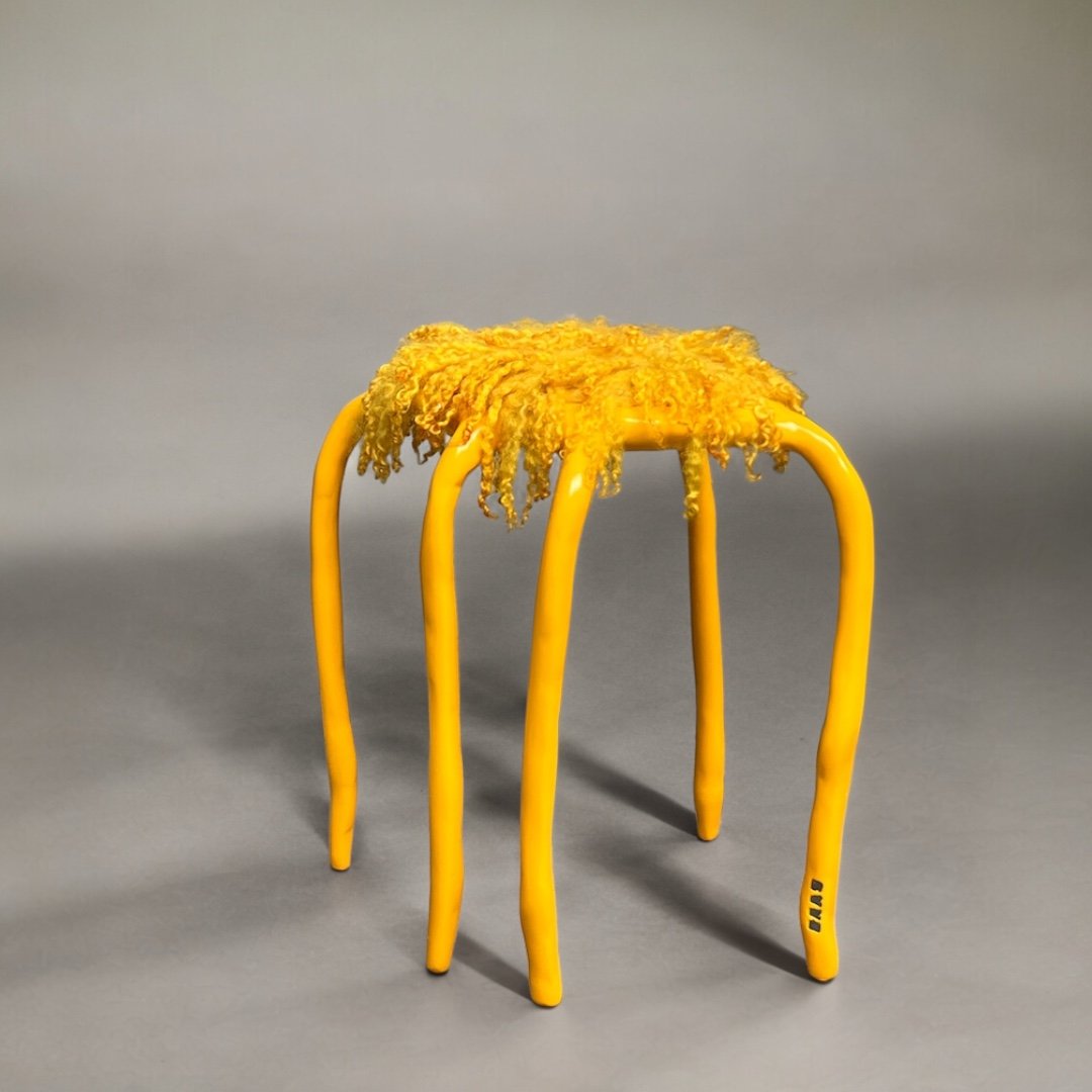 Clay Stool by Maarten Baas & Claudy Jongstra