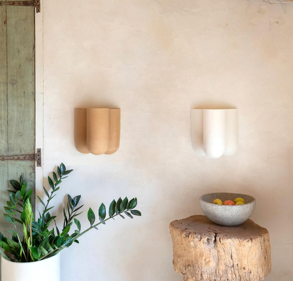 Clay Wall Light by Lisa Allegra