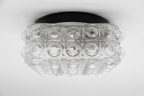 Clear Bubble Glass Flush Mount Lamp by Helena Tynell, Germany, 1960s-KQB-1745969