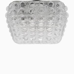 Clear Bubble Glass Flush Mount Lamp by Helena Tynell, Germany, 1960s-KQB-1747283