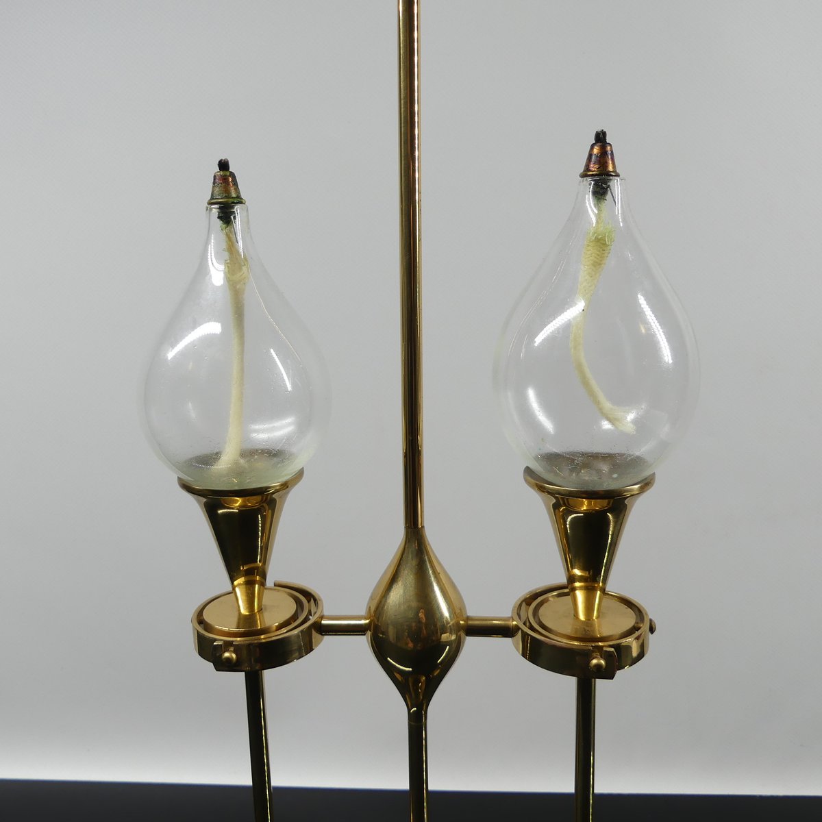 Clear Drops Oil Lamp by Freddie Andersen, 1970s