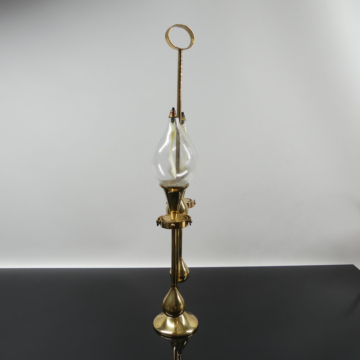 Clear Drops Oil Lamp by Freddie Andersen, 1970s