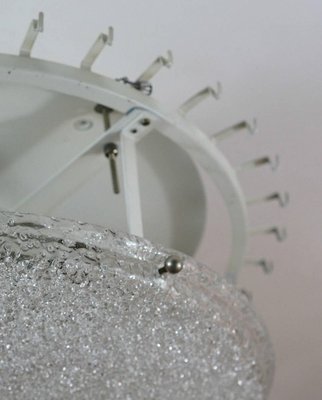 Clear Flush Mount Chandelier by Doria Leuchten Germany, 1970s-VDW-693863