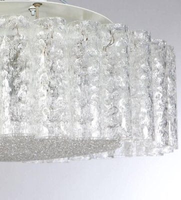 Clear Flush Mount Chandelier by Doria Leuchten Germany, 1970s-VDW-693863