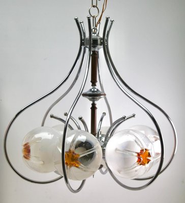 Clear Glass Pendant by Mazzega-MJY-1349506