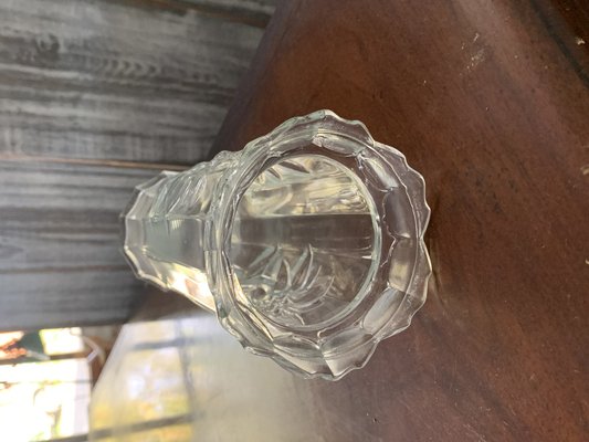 Clear Glass Vase, 1980s-OXJ-1737401