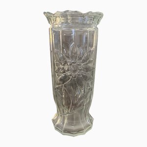 Clear Glass Vase, 1980s-OXJ-1737401