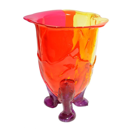 Clear Yellow, Clear Orange, Matt Fuchsia and Clear Lilac Amazonia Vase by Gaetano Pesce for Fish Design