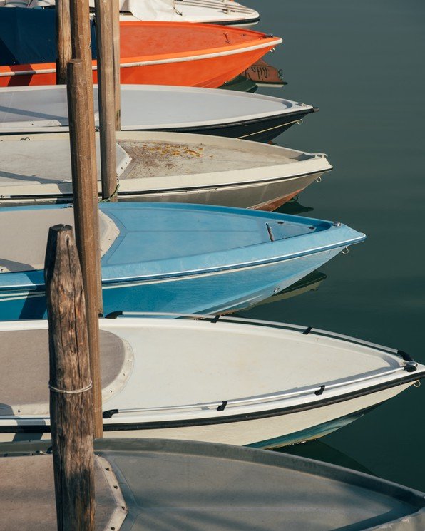 Clemente Vergara, Venice Boats, 2021, Photographic Print