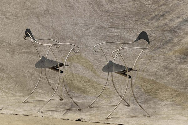 Clessidra Chairs by Ricardo Dalissi for Zanotta, Set of 2-PTH-1328894