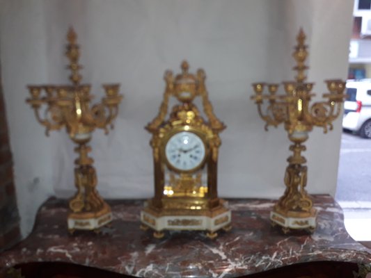 Clock and Candlesticks, Set of 3-AKA-864057