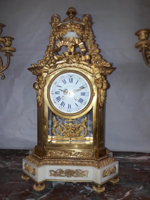 Clock and Candlesticks, Set of 3-AKA-864057