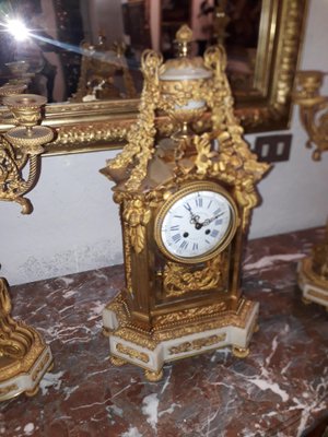 Clock and Candlesticks, Set of 3-AKA-864057