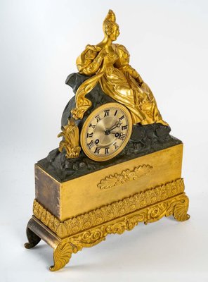 Clock in Gilt and Patinated Bronze-WFS-1260045