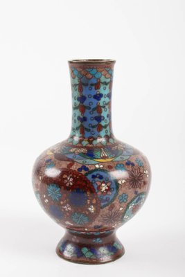 Cloisonné Bronze Vases, Japan, 1900s, Set of 2-WFS-744758