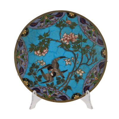 Cloisonnè & Copper Plate, Japan, 19th-20th Century-VMM-1274197