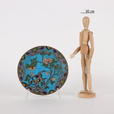 Cloisonnè & Copper Plate, Japan, 19th-20th Century-VMM-1274197