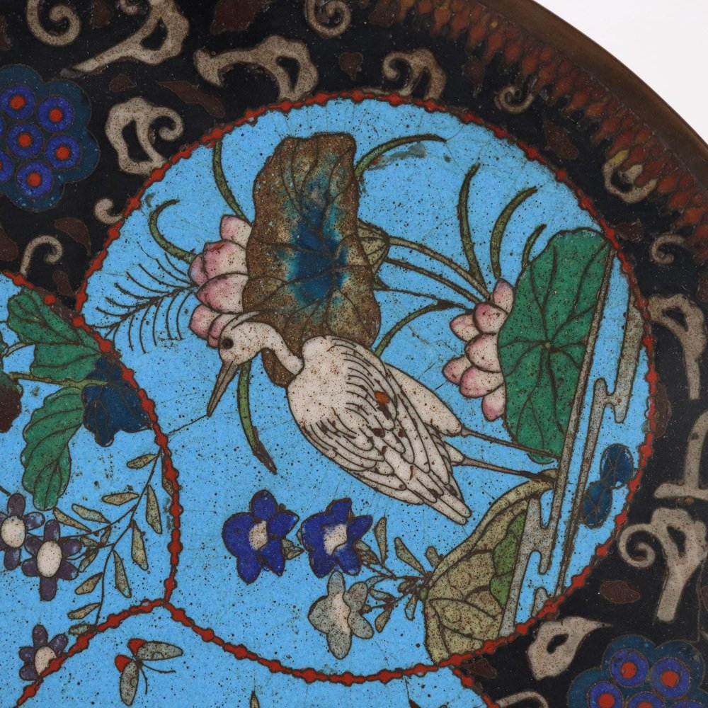 Cloisonnè & Copper Plate, Japan, 19th-20th Century-VMM-1274198