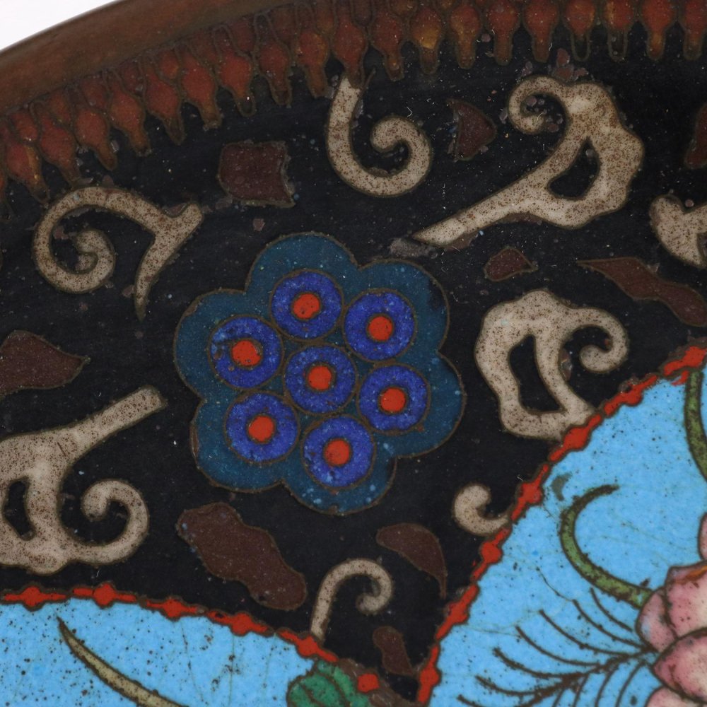 Cloisonnè & Copper Plate, Japan, 19th-20th Century-VMM-1274198