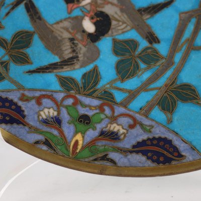 Cloisonnè & Copper Plate, Japan, 19th-20th Century-VMM-1274197