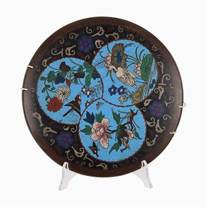 Cloisonnè & Copper Plate, Japan, 19th-20th Century-VMM-1274198