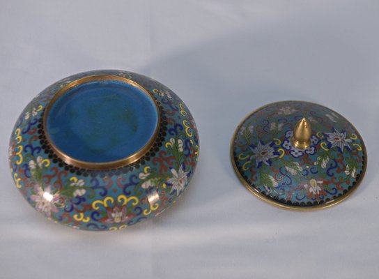 Cloisonne Enamel Candy Dish, 1960s-NEN-2017583