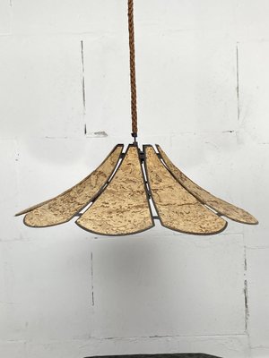 Clover Cork Hanging Pendant Lamp by Ingo Maurer, Germany, 1970s-BHG-1813842