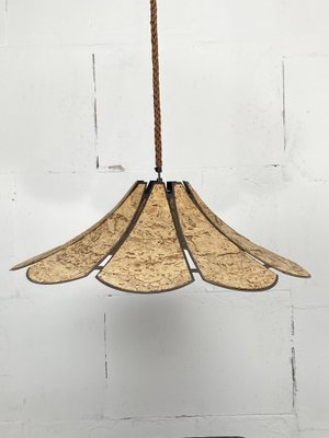 Clover Cork Hanging Pendant Lamp by Ingo Maurer, Germany, 1970s-BHG-1813842