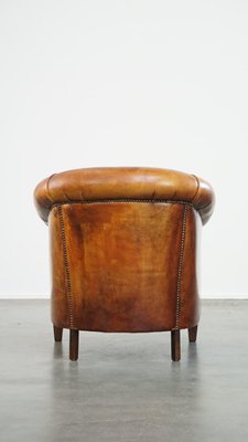 Club Chair in Sheep Leather-HPP-2033011