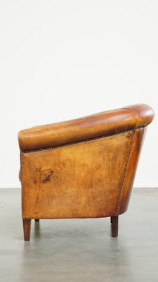 Club Chair in Sheep Leather-HPP-2033011