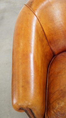 Club Chair in Sheep Leather-HPP-2033011