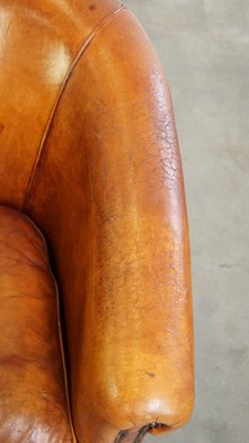 Club Chair in Sheep Leather-HPP-2033011