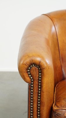 Club Chair in Sheep Leather-HPP-2033011