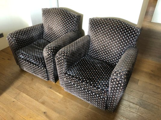 Club Chairs, 1940s, Set of 2-SDV-709294