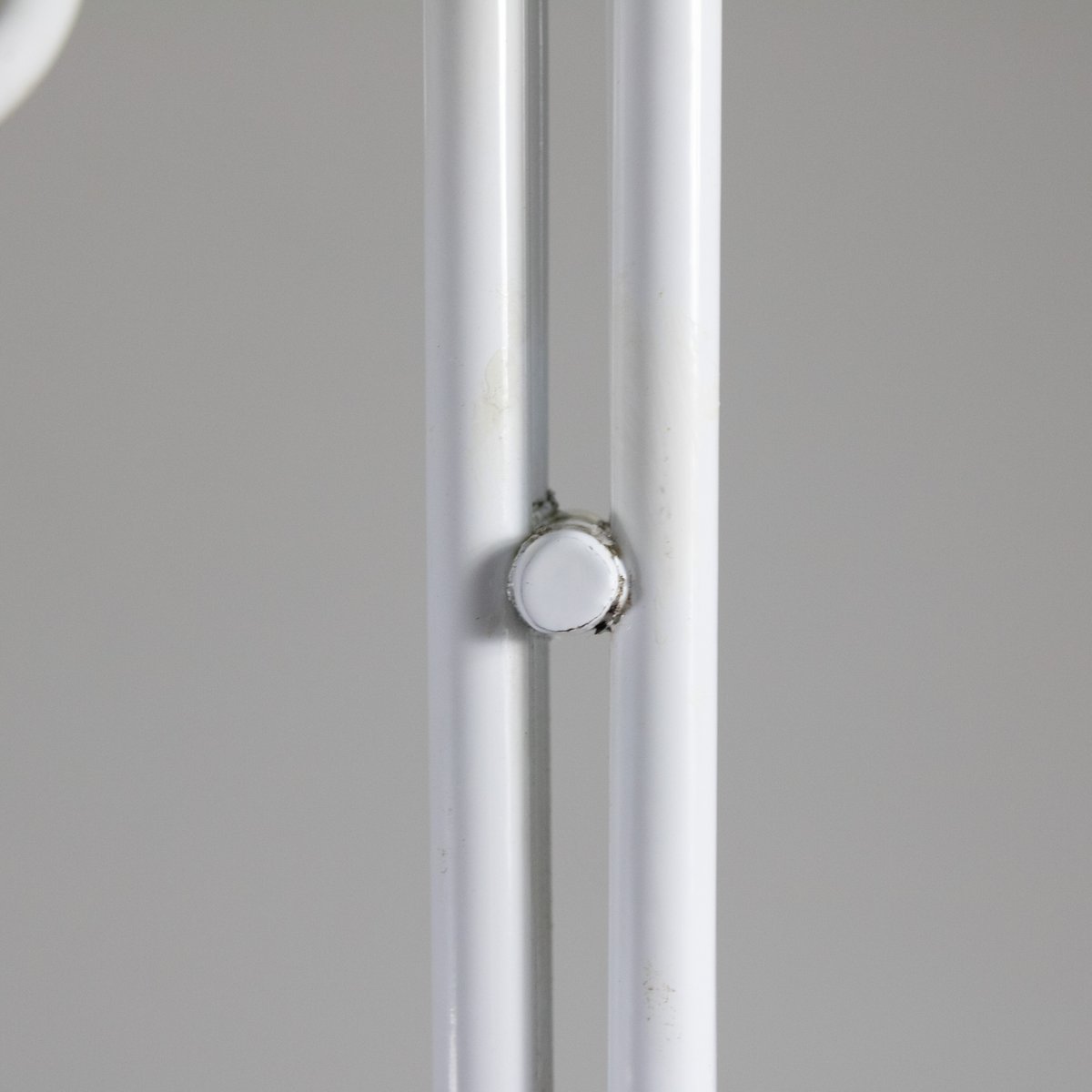 Coat Hanger in White Lacquered Metal, 1970s