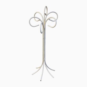 Coat Holder in White Lacquered Metal, 1980s-NJY-1748863