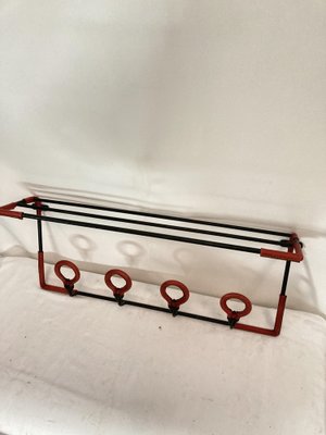 Coat Rack in Leather by Jacques Adnet, 1950s-VRR-1786760