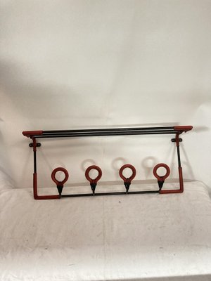 Coat Rack in Leather by Jacques Adnet, 1950s-VRR-1786760