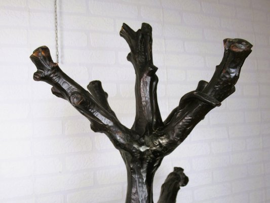 Coat Rack in Wood Carved with Tree and Putti-PWG-1750093