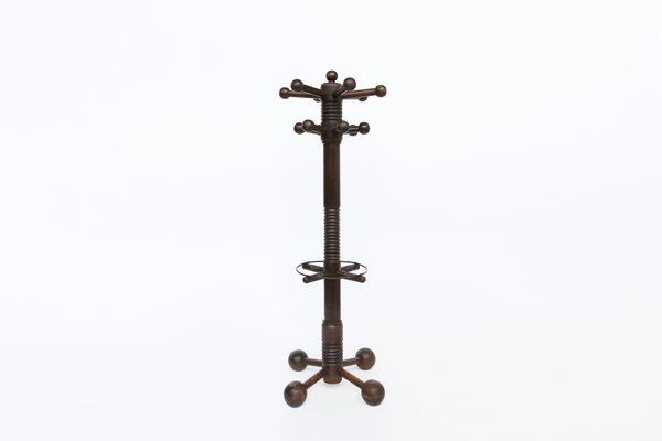 Coatstand in Oak by Charles Dudouyt, France, 1940s-UAK-1427894