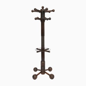 Coatstand in Oak by Charles Dudouyt, France, 1940s-UAK-1427894