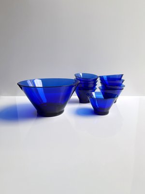 Cobalt Blue Bowls from Luminarc, 1980s-VTK-2022833