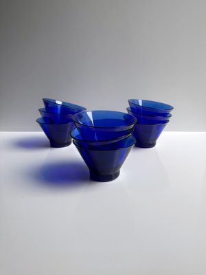 Cobalt Blue Bowls from Luminarc, 1980s-VTK-2022833