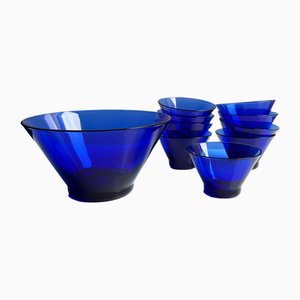 Cobalt Blue Bowls from Luminarc, 1980s-VTK-2022833