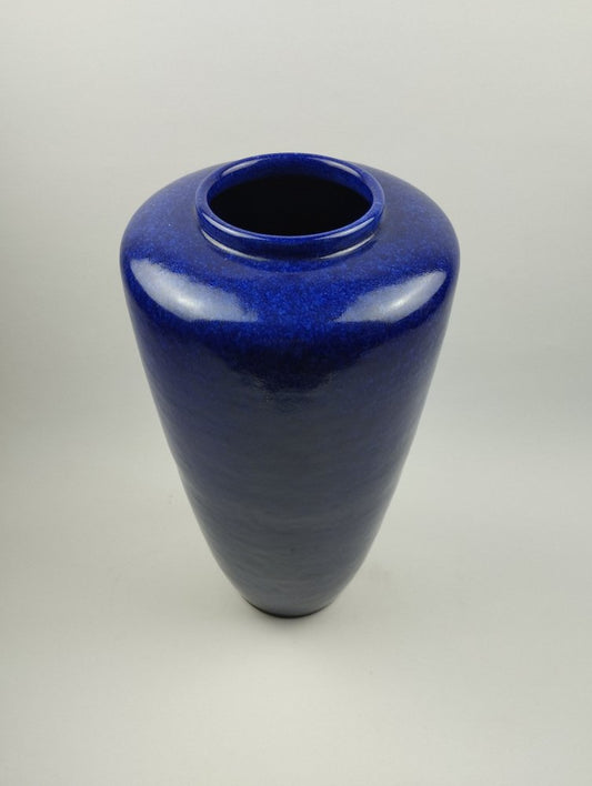 Cobalt Blue Floor Vase by Böttger Keramik Wandsbek BKW, 1960s