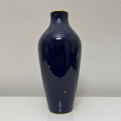 Cobalt Blue Porcelain Vase from Nationale De Sevres, France, 1960-XOM-2025977